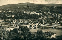 Allemagne Deutschland Bade Wurtemberg Heidelberg Vue Générale Panorama Pont Fleuve - Heidelberg