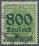 Deutsches Reich - Inflation: 1923, 800 T. Auf 500 M, Sauber Gestempelt "Gießen 2d .. 11.23 2-3n", Rs - Briefe U. Dokumente
