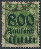 Deutsches Reich - Inflation: 1923, "800 Zausend Auf 500 Mark", Entwertet "SOEST 9.10.23 * 1 E", Lt. - Briefe U. Dokumente