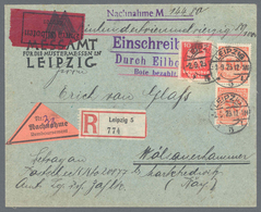 Deutsches Reich - Weimar: 1925, Fern-Brief Per Eilboten-Landzustellung/Einschreiben/Nachnahme, Porto - Unused Stamps