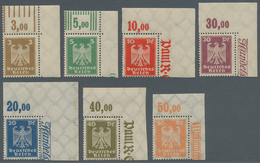 Deutsches Reich - Weimar: 1924, Freimarken Reichsadler, Kompletter Satz Einwandfrei Postfrisch Vom R - Unused Stamps