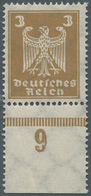 Deutsches Reich - Weimar: 1924, Reichsadler, 3 Pf. Hellgelbbraun Mit Liegendem Wasserzeichen Und Waa - Neufs
