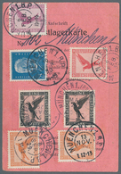 Deutsches Reich - Weimar: 1926, 1 M. (2), 50 Pfg. (2), 15 Pfg. Und 10 Pfg. Steinadler Sowie 25 Pfg. - Unused Stamps