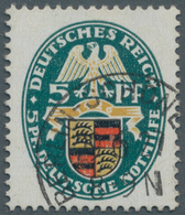 Deutsches Reich - Weimar: 1926, Nothilfe, 5 Pfg. Mit Stehendem Wasserzeichen, Sauber Gestempelt "BER - Neufs
