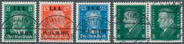 Deutsches Reich - Weimar: 1927 - 1928, 8 Pf. Bis 25 Pf. Mit Aufdruck „IAA", Kompl. Ausgabe Mit Zentr - Unused Stamps