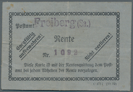 Deutsches Reich - Weimar: 1929, "Doppel Einer Rentenkarte" Mit EF 25 Pf. Reichspräsidenten, Mit Stpl - Neufs