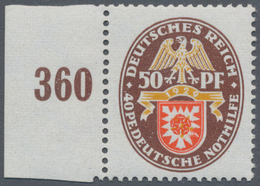 Deutsches Reich - Weimar: 1929, 50+40 Pfg. Nothilfe Mit Plattenfehler "PE" Statt "PF", Postfrisches - Unused Stamps