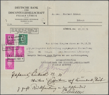 Deutsches Reich - Weimar: 1930, 10 Pfg. Lilapurpur (4) Und 5 Pfg. Reichspräsidenten Mit Innendiensts - Neufs