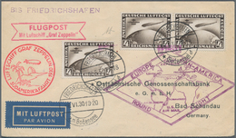 Deutsches Reich - Weimar: 1930, Portogerechte 3-fache Flugpost-Frankatur Auf Seltenem Luftpostbrief - Unused Stamps