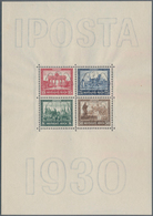 Deutsches Reich - Weimar: 1930, IPOSTA-Block, Postfrisch, Originalgrösse, Tadellose Erhaltung. Unsig - Unused Stamps