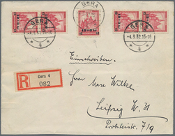 Deutsches Reich - Weimar: 1932, 12 + 3 Pfg. Auf 15 + 5 Pfg. Rot, Bauwerke "Breslau, Rathaus", Mit AU - Unused Stamps