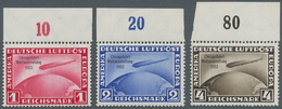 Deutsches Reich - 3. Reich: 1933, 1 - 4 M. Zeppelin Chicagofahrt, Kompletter Satz In Tadellos Postfr - Lettres & Documents