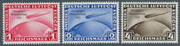 Deutsches Reich - 3. Reich: 1933, Chicagofahrt, Kompletter Satz Mit Sehr Sauberem Erstfalz. - Covers & Documents