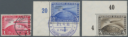 Deutsches Reich - 3. Reich: 1933, 1 - 4 M. Zeppelin Chicagofahrt, Kompletter Satz In Tadelloser Gest - Covers & Documents