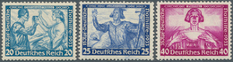 Deutsches Reich - 3. Reich: 1933, 20 Pfg. In B-Zähnung Sowie 25 Und 40 Pfg. Wagner, Alle 3 Höchstwer - Lettres & Documents