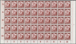 Deutsches Reich - 3. Reich: 1935, 3 Pfg. Bis 25 Pfg. Saarabstimmung Im Kpl. Unteren Bogensatz, Mitti - Briefe U. Dokumente