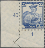 Deutsches Reich - 3. Reich: 1936, 25+15 Pf. Nothilfe - Volkstrachten Aus Der Linken Unteren Bogeneck - Lettres & Documents