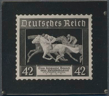 Deutsches Reich - 3. Reich: 1936, Photographic Essay In Reduced Size Of An Artist Stamp Project For - Lettres & Documents