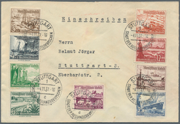 Deutsches Reich - 3. Reich: 1937, WHW Schiffe, Kompletter Satz Auf Adressiertem FDC "STUTTGART 4.11. - Lettres & Documents