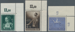 Deutsches Reich - 3. Reich: 1939, Kameradschaftsblock I, Komplette 12 Werte, 25+50 Pf 70 Jahre Deuts - Lettres & Documents