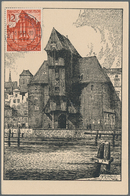 Deutsches Reich - 3. Reich: 1939, 12 Pf Danzig-Wiedereingliederung Auf Seltener Maximumkarte "Deutsc - Briefe U. Dokumente