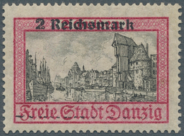 Deutsches Reich - 3. Reich: 1939, "Danzig Abschied", 2 RM Auf 2 G. Rosa/grauschwarz, Dickeres Papier - Covers & Documents