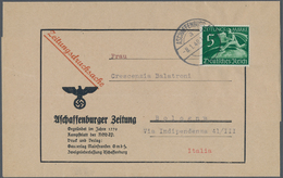 Deutsches Reich - 3. Reich: 1939, 5 Pf Smaragdgrün Zeitungsmarke, Einzelfrankatur Auf Streifband Von - Lettres & Documents