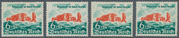 Deutsches Reich - 3. Reich: 1940, Helgoland 6 Pfg. Mit Allen Vier Klassischen, Nur Aus Einer Teilauf - Briefe U. Dokumente