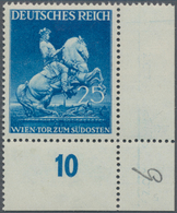 Deutsches Reich - 3. Reich: 1941, 25 Pfg. Leipziger Messe Aus Der Rechten Unteren Bogenecke Mit Abar - Briefe U. Dokumente