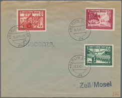 Deutsches Reich - 3. Reich: 1941, 'Kameradschaftsblock Dt. Reichspost' II Auf Zwei Beschrifteten Ums - Lettres & Documents