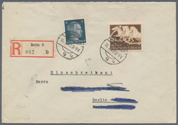 Deutsches Reich - 3. Reich: 1942, 42+108 Pf. Galopprennen Mit Ersttagsstempel Vom 14.7.42 Als Orts-R - Briefe U. Dokumente