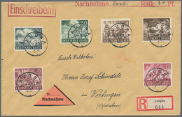 Deutsches Reich - 3. Reich: 1943, Tag Der Wehrmacht - Heldengedenktag, Sechs Angegebene Werte Auf R- - Lettres & Documents