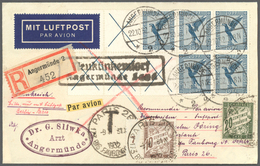 Deutsches Reich - Markenheftchenblätter: 1930, Flugpost Heftchenblatt Nr. 47 B Ohne Rand Auf Unterfr - Postzegelboekjes