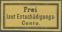 Deutsches Reich - Dienstmarken: 1874, Gebührenzettel Ohne Nennwert Für Dienstbriefe Der Eisenbahn, S - Service