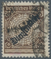 Deutsches Reich - Dienstmarken: 1923, 3 Pfg. Schlangenaufdruck Orangebraun Mit Abart "ohne Wertziffe - Dienstmarken