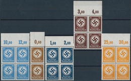 Deutsches Reich - Dienstmarken: 1934, Landesbehörden, Partie Von 8 Versch. Werten (3, 4, 10, 15, 20- - Service