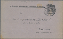 Deutsches Reich - Privatpost (Stadtpost): 1890 Private Stadtpost Hamburg 2 Pfennig Schwarz Auf Priva - Private & Local Mails