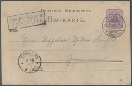 Deutsches Reich - Privatganzsachen: 1889, Private GA-Karte 5 Pfg. Hellviolett "Gruß Von Der Rosstrap - Other & Unclassified