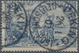 Deutsche Post In China: 1900 Petschili Germania Reichspost 2 Mark Schwarzblau, Type I, Sauber Und Kl - Deutsche Post In China