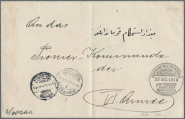 Deutsche Post In Der Türkei - Besonderheiten: 1915 Feldpostbrief Der Deutschen Militärmission In Kon - Turquie (bureaux)