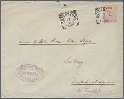 Deutsch-Neuguinea - Besonderheiten: 1898, INCOMING MAIL: Niederländisch-Indien, 25 C Lila "Wilhelmin - German New Guinea