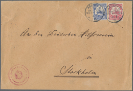 Deutsch-Ostafrika - Besonderheiten: 1915 (3.7.), 7 1/2 Und 15 Heller (kl. Eckmängel) Mit Stempel "AR - Deutsch-Ostafrika