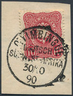 Deutsch-Südwestafrika - Vorläufer: Otyimbingue: 1888, 10 Pfg. Dunkelrosarot, Farbfrisch Und Gut Gezä - Sud-Ouest Africain Allemand