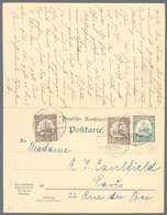 Deutsch-Südwestafrika - Ganzsachen: 1900, 5 Pf./5Pf. Zusammenhängende Frag- Und Antwortkarte, Bedarf - German South West Africa
