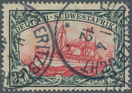 Deutsch-Südwestafrika - Stempel: "LÜDERITZBUCHT 11.4.12", Zweimal Klar Auf Loser Marke 5 M. Kaiserya - German South West Africa