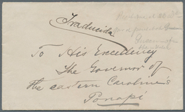 Deutsche Kolonien - Karolinen - Spanische Periode: 1898, Unfrankierter Umschlag Aus Ellin Ruk (Truk) - Other & Unclassified