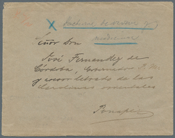 Deutsche Kolonien - Karolinen - Spanische Periode: 1898, Unfrankierter Brief Aus Jaluit Komplett Mit - Autres & Non Classés