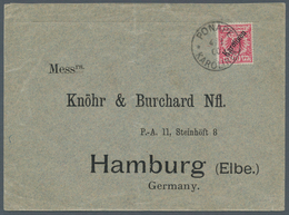 Deutsche Kolonien - Karolinen: 1899, 10 Pfg. Mit Diagonalem Aufdruck Mit Stempel "PONAPE KAROLINEN 4 - Karolinen
