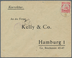 Deutsche Kolonien - Karolinen: 1900, 10 Pfg. Kaiseryacht Mit Stempel "ANGAUR PALAU-INSELN 15.11.12" - Karolinen
