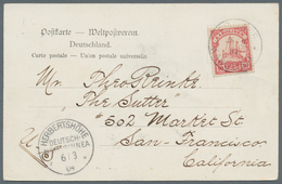 Deutsche Kolonien - Karolinen: 1900, 10 Pfg. Kaiseryacht Mit Stempel "PONAPE KAROLINEN 16.2.04" Auf - Carolines